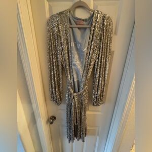 Show me your MuMu sequin robe.